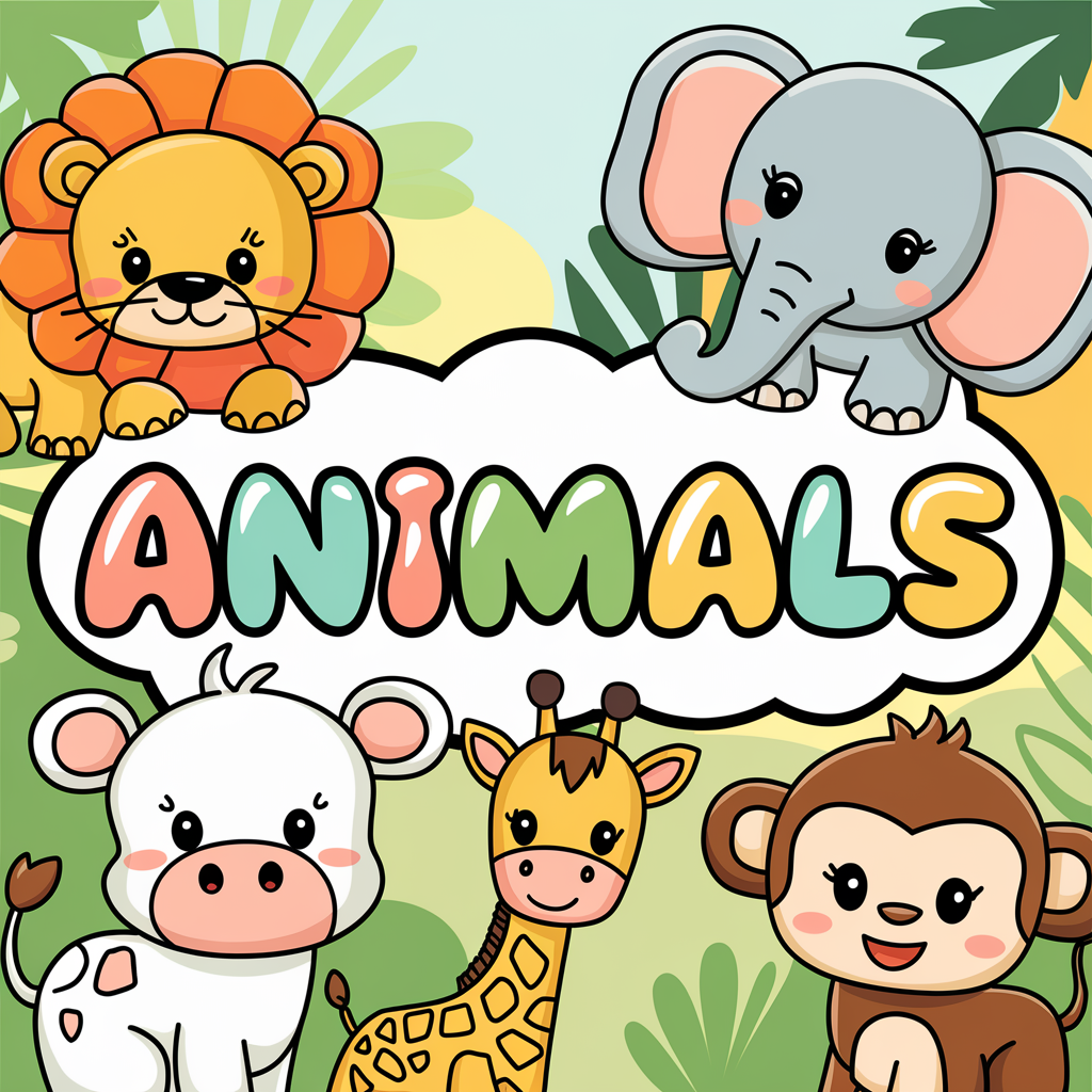 Free printable animals coloring pages – instant PDF download