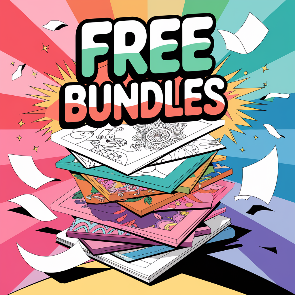 Free printable coloring page bundles – multiple themed PDFs with fun designs to download