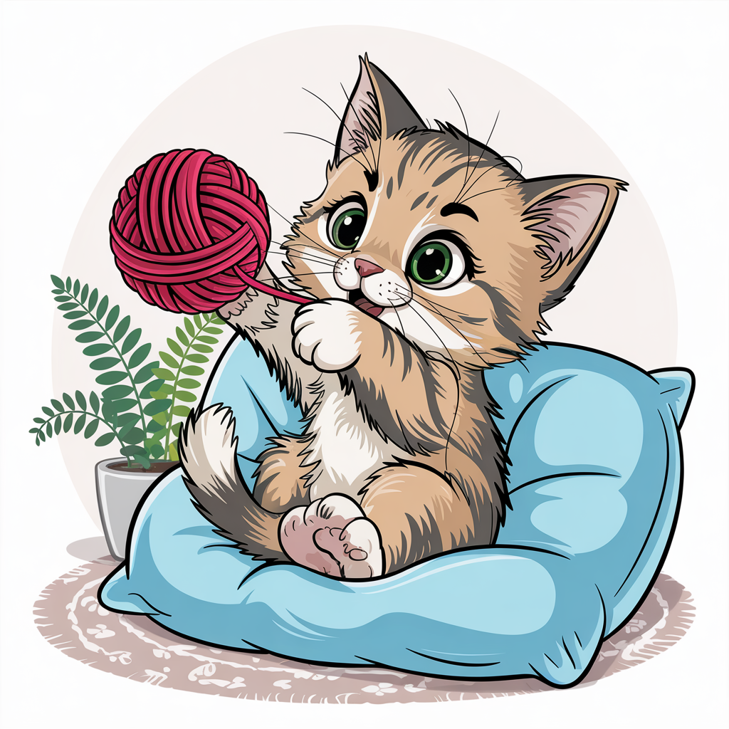 Jungle scene with colorful wild animals like tiger, elephant and giraffe in a natural vibrant setting.